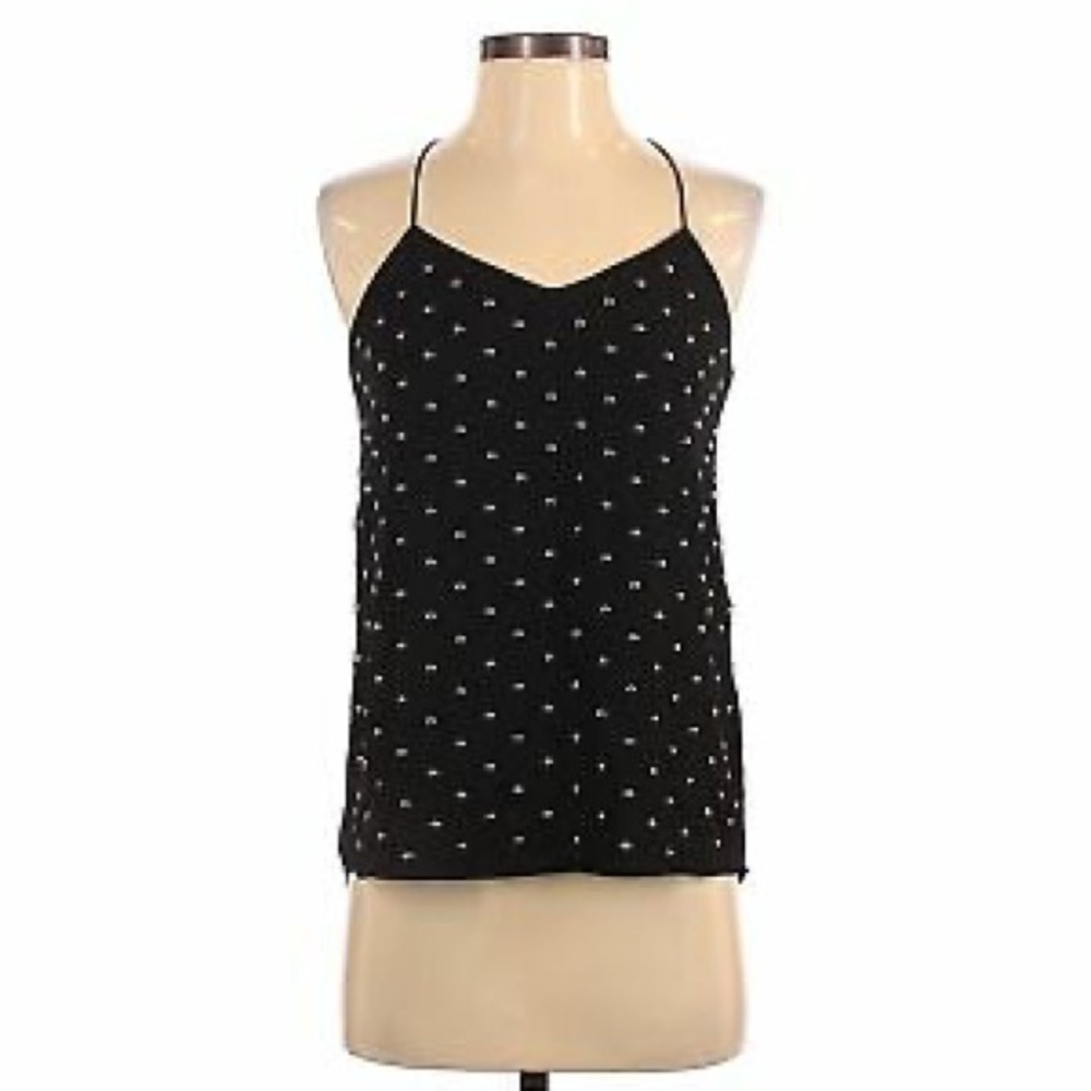 Express Women Black Sleeveless Blouse